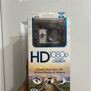 Hype HD 1080p Action Camera - Silver and Black